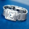 Vintage Tank Francaise White Gold Diamond White Dial 20mm - Image 2