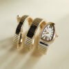 Serpenti Tubogas Double Tour Yellow Gold & Steel Silver Dial 35mm - Image 2