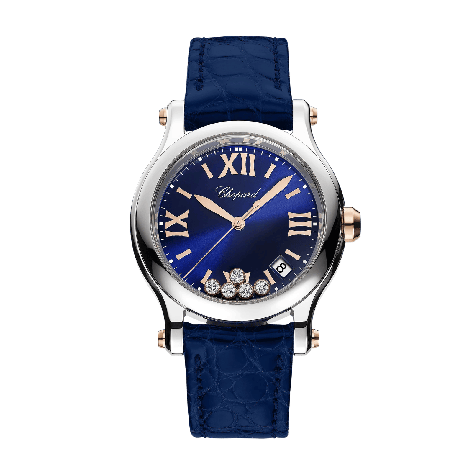 09003b5de6eacb6a3b082ec2aef3a737.png Happy Sport Steel Blue Dial 36mm - Image 1