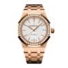 Royal Oak Selfwinding Rose Gold Diamond Silver Dial 37mm