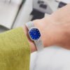 Hexagon White Gold Diamond Lapis Lazuli Dial - Image 2