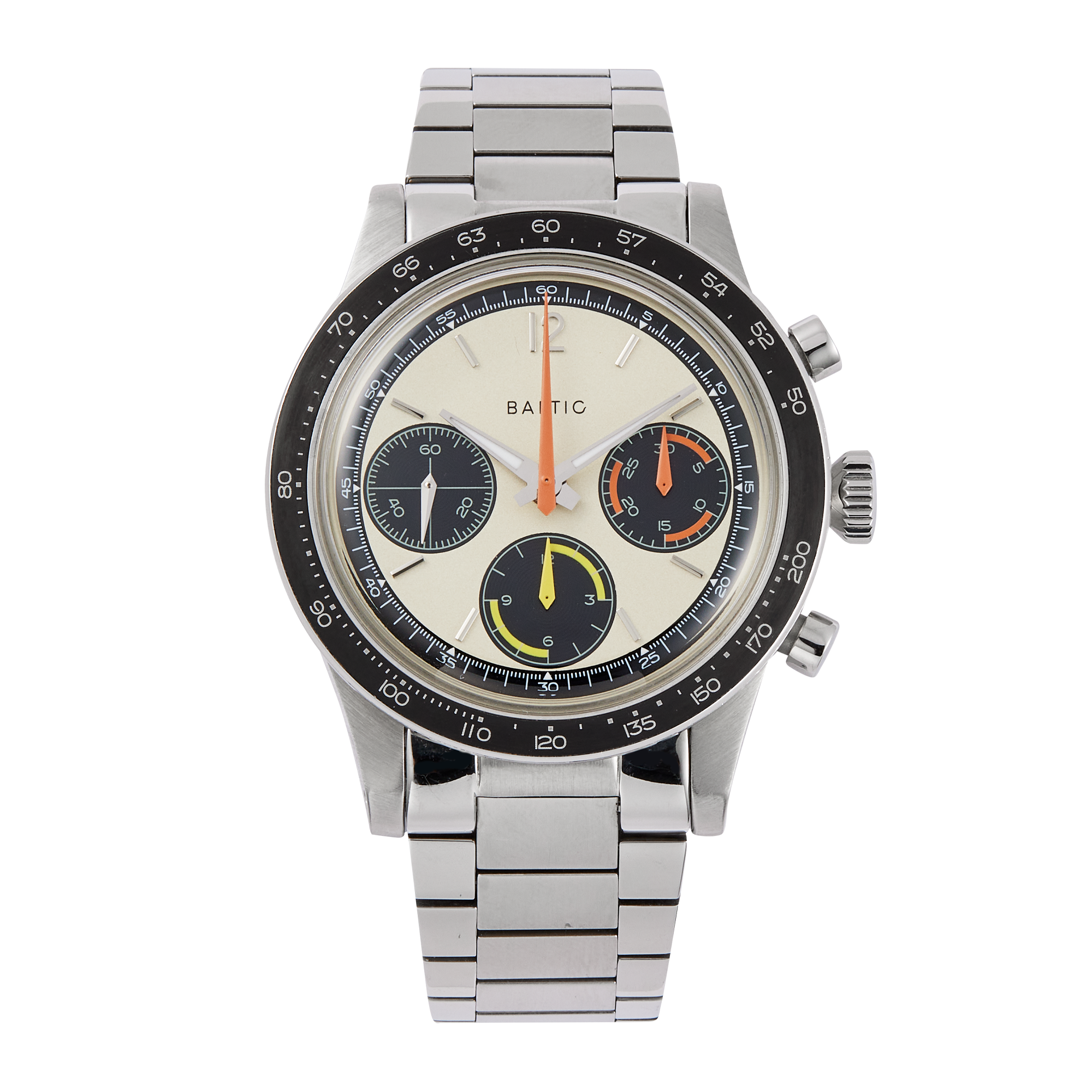 271980db8280d4fa40bdaefa96f37176.webp Baltic x Peter Auto Tricompax Steel 39mm - Image 1
