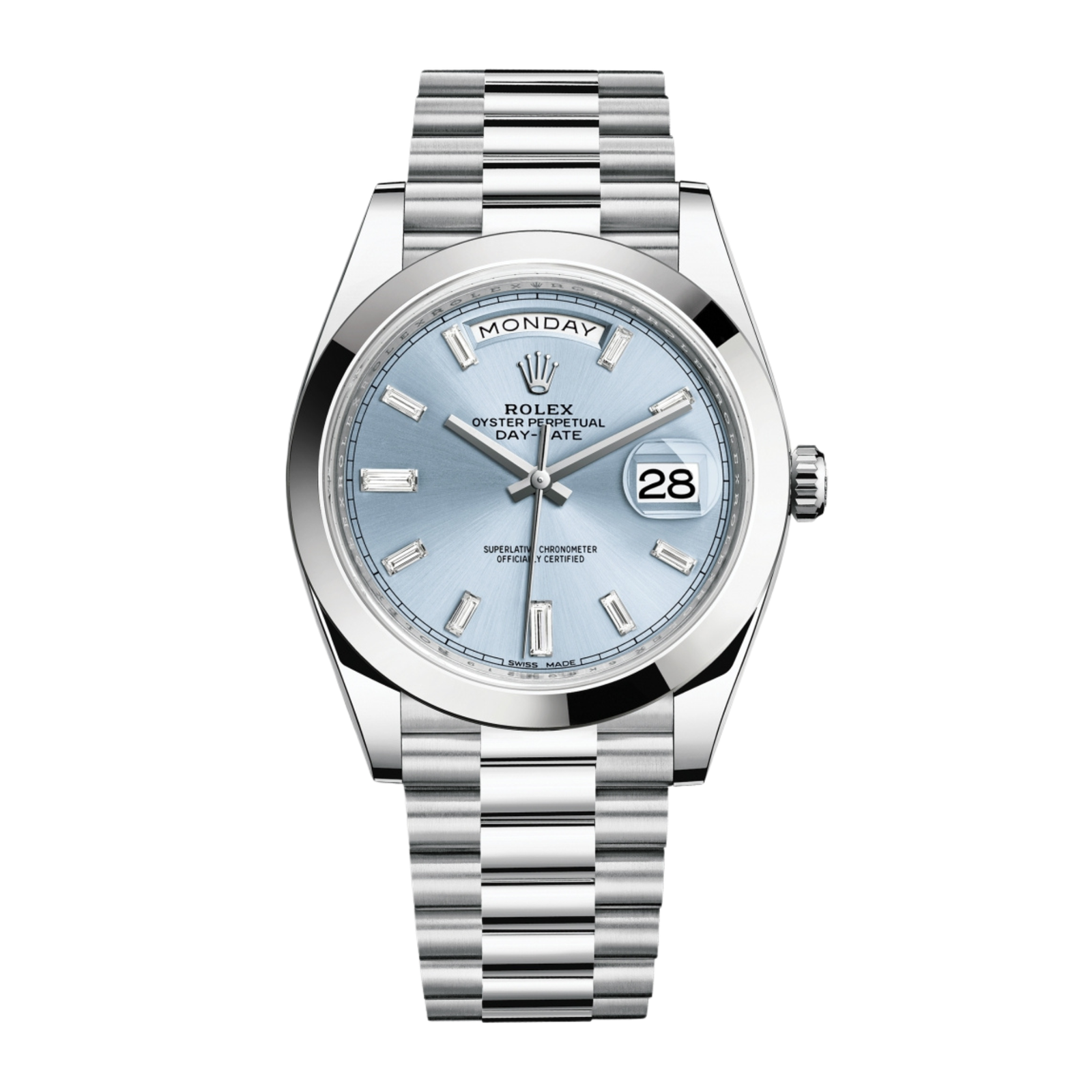287a1b1341aaf714c84a7ff63fe9d14e.png Day-Date 40 Platinum Blue Dial 40mm - Image 1