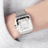 Santos 100 Steel White Dial 39mm - Image 7
