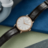 Saxonia Thin Rose Gold Silver Dial 37mm - Image 2