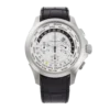 World Timer Steel White Dial 44mm
