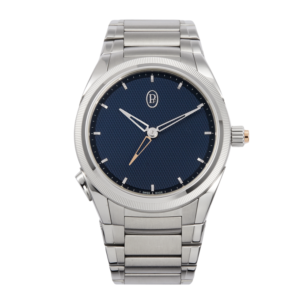 319f9f32b938df443e9874dc44b7c6a1.webp Tonda PF GMT Rattrapante Steel Platinum Blue Dial 40mm - Image 1