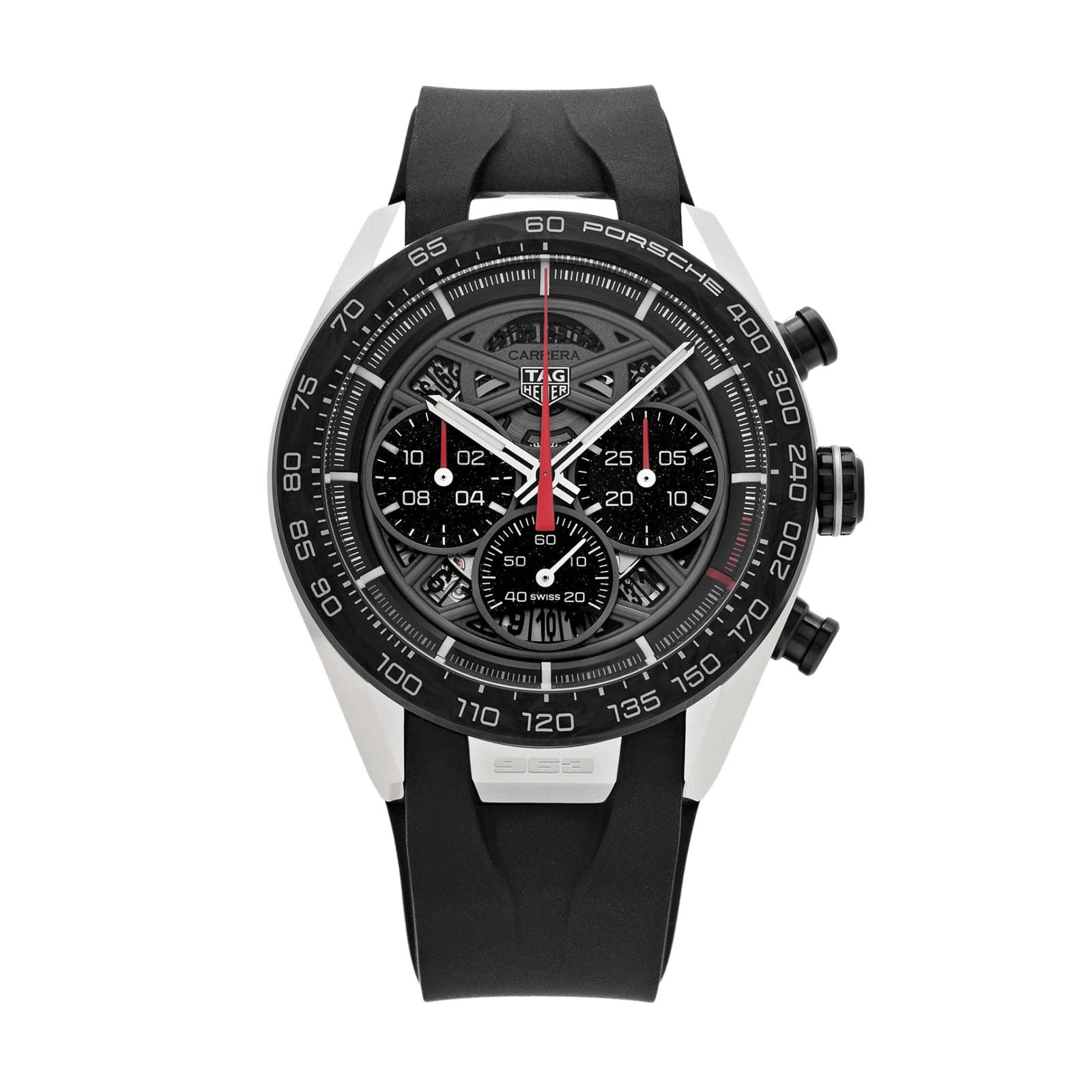 38a832a72744278c34bc1b07e6108a92.png Carrera Chronograph Porsche Steel Skeleton Dial 44mm - Image 1