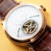 Double Mystery Tourbillon Rose Gold Silver Dial 42mm - Image 3