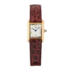 Vintage Tank Must de Cartier Silver with Gold Plated White Dial 20mm