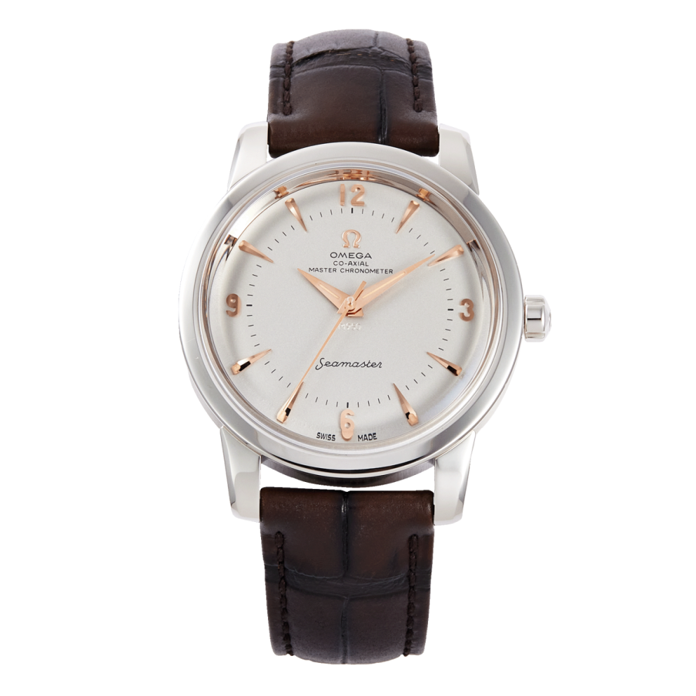 4fc936e9701429f4658aac9c3c3e6c90.webp Seamaster 1948 Platinum Silver Dial 38mm - Image 1