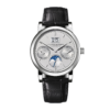 Saxonia Annual Calendar Platinum Silver Dial 38mm