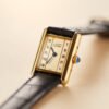 Vintage Tank Gold Plated White Dial 21mm - Image 2