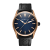 Pioneer Centre Seconds Rose Gold & Titanium Blue Dial 43mm