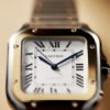 Santos de Cartier Yellow Gold & Steel White Dial 35mm - Image 6