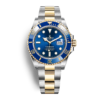 Submariner  Date Yellow Gold & Steel Blue Dial 41mm