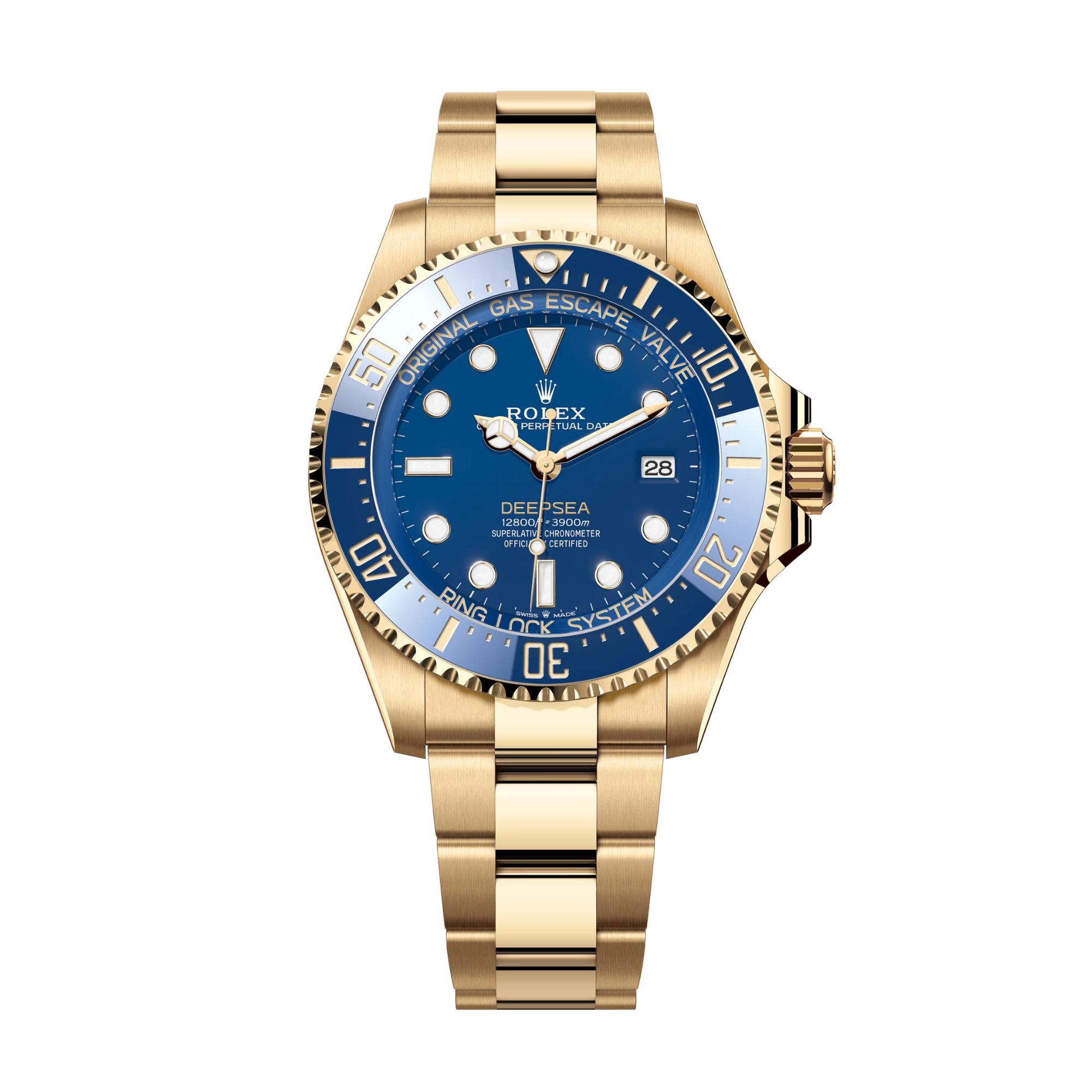 5d407a5bb6c7ad218b01d98eadbe554f.webp Sea-Dweller Deepsea Yellow Gold Blue Dial 44mm - Image 1
