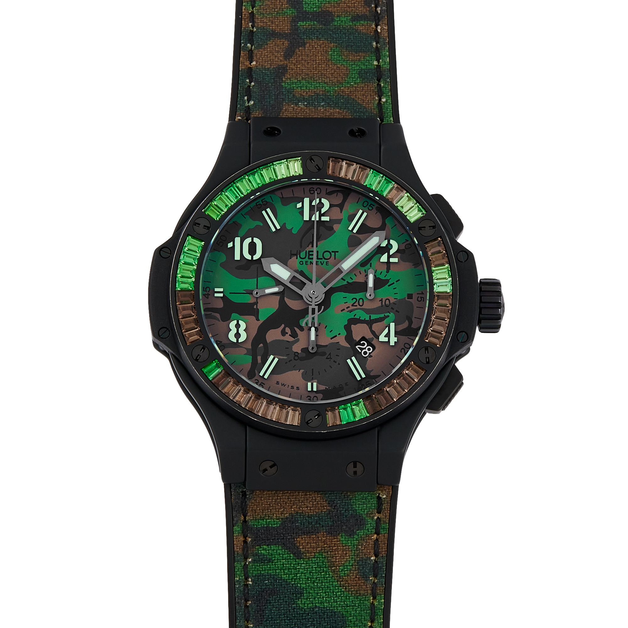 6253ce36dd622224d24ab4e35c8ed669.webp Big Bang Jungle Limited Edition Ceramic Camouflage Dial 44mm - Image 1
