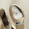 Serpenti Tubogas Double Tour Yellow Gold & Steel Silver Dial 35mm - Image 3
