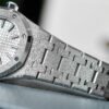 Royal Oak Mini Frosted White Gold Silver Dial 23mm - Image 4