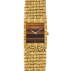Vintage Tigers Eye Yellow Gold Brown Dial 22mm
