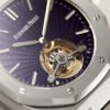 Royal Oak Tourbillon Extra-Thin Steel Purple Dial 41mm - Image 3