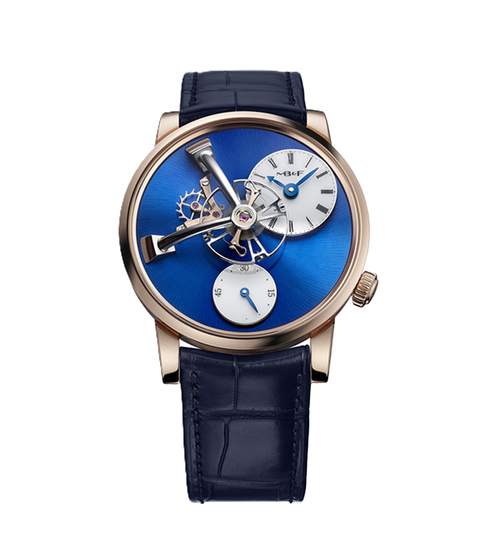 84b616b62df38412e63780413ef5f971.png Legacy Machine Red Gold Blue Dial 40mm - Image 1