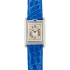 Vintage Tank Basculante Steel White Dial 21mm