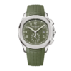 Aquanaut Chronograph White Gold Green Dial 42mm