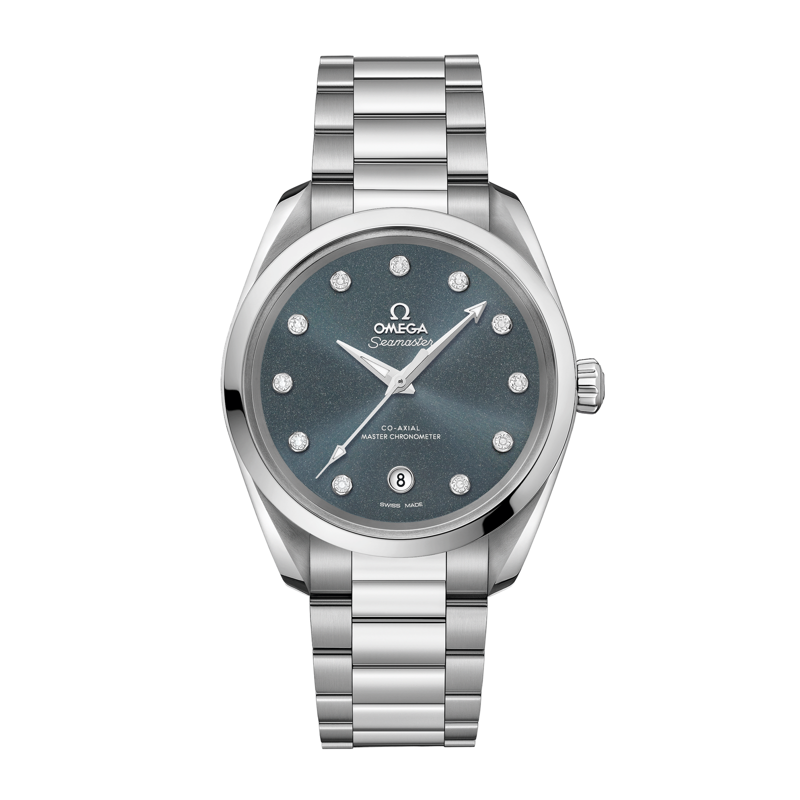 870ad80a98dbad07cb7d1b208b9c077e.png Aqua Terra Steel Blue Grey Dial 38mm - Image 1