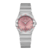 Constellation Manhattan Steel Pink Dial 28mm