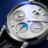 Saxonia Annual Calendar Platinum Silver Dial 38mm - Image 4