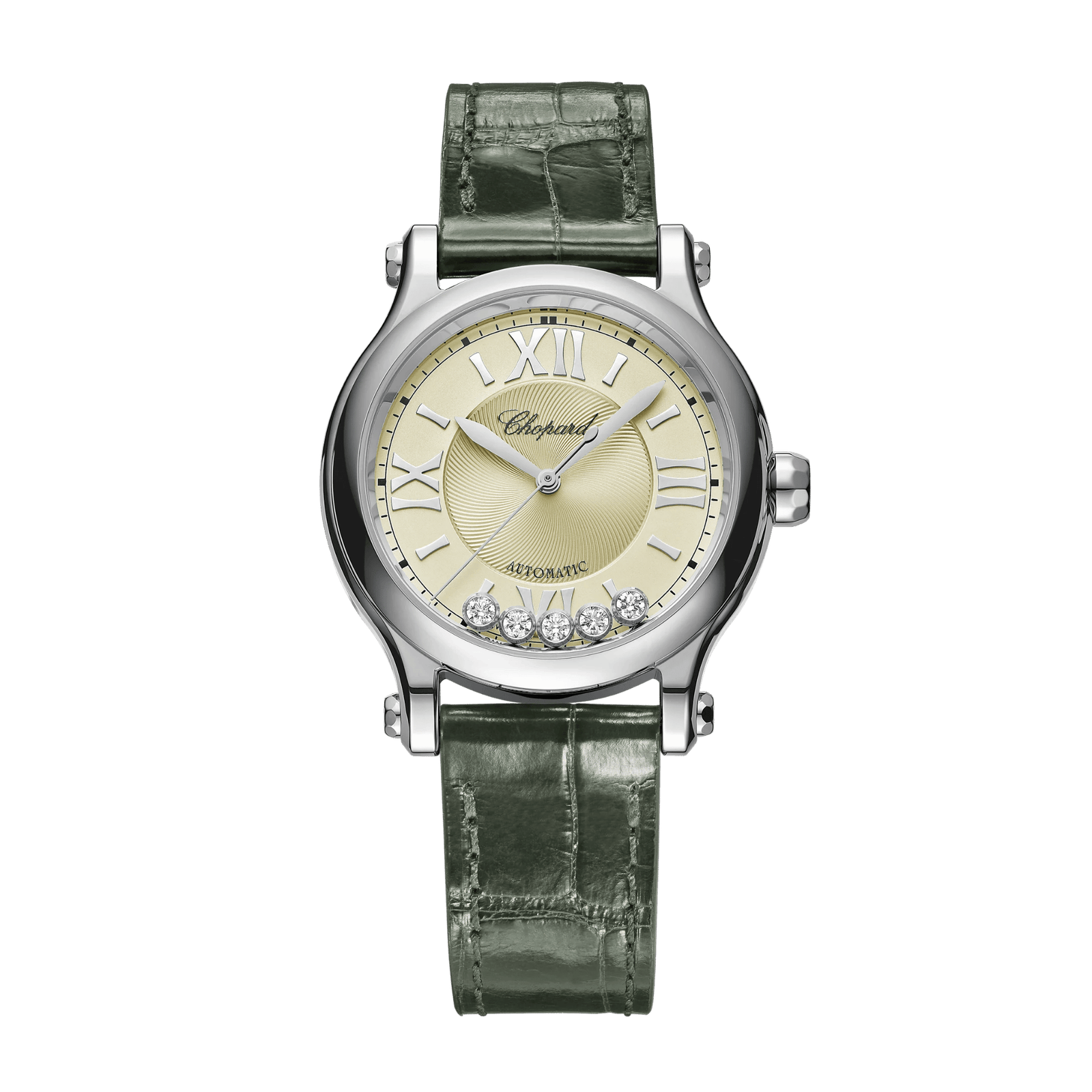 9fdc3360d9844af2aba81cdad863aac8.png Happy Sport Steel Ivory Dial 33mm - Image 1