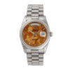 Day-Date White Gold Wood Dial 36mm