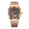 Royal Oak Double Balance Wheel Openworked Rose Gold Rainbow 41mm