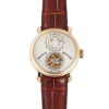 Double Mystery Tourbillon Rose Gold Silver Dial 42mm