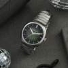 Streamliner Centre Seconds Steel Green Matrix 40mm - Image 2