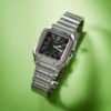 Santos de Cartier Steel Green Dial 35mm - Image 2