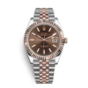 Datejust Rose Gold & Steel Jubilee Brown Dial 41mm
