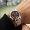 Datejust Rose Gold & Steel Jubilee Brown Dial 41mm - Image 5