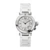 Pasha de Cartier Steel White Dial 33mm