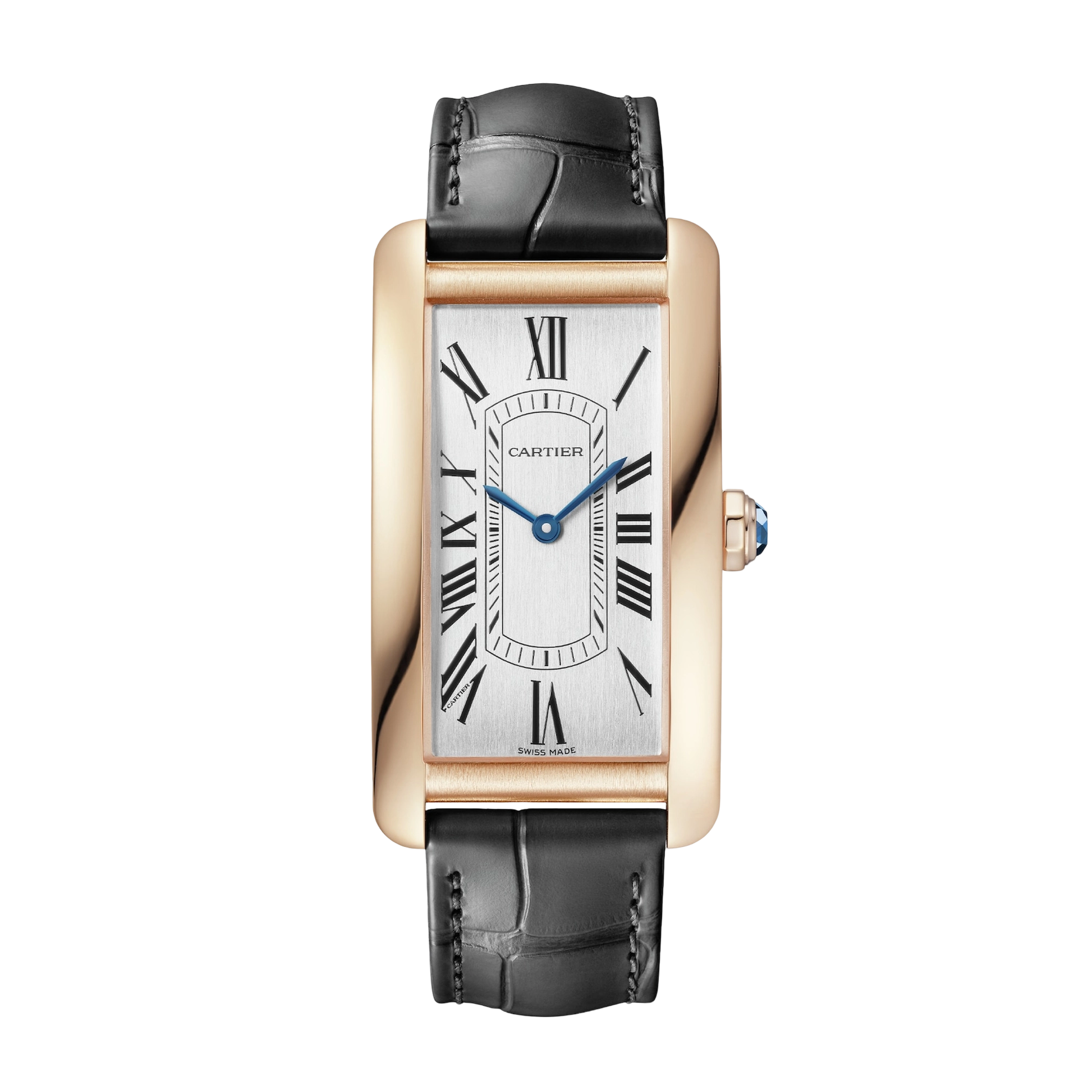 bba2d858340209d8d90a80b1688564d3.webp Tank Americaine Rose Gold Silver Dial 24mm - Image 1