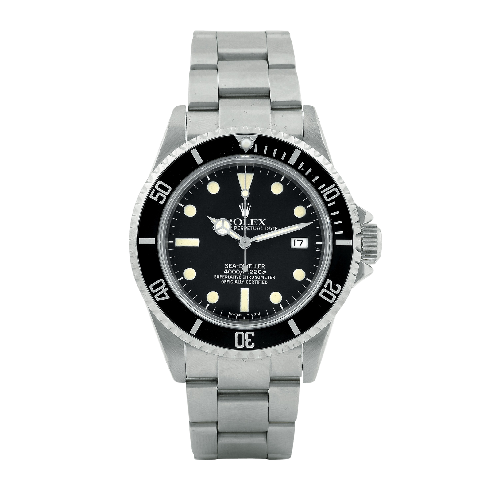 bc7fb7922868d841ae029f71f7b9020e.png Sea-Dweller Steel Black Dial 40mm - Image 1