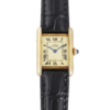 Vintage Tank Gold Plated White Dial 20mm