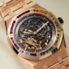 Royal Oak Double Balance Wheel Openworked Rose Gold Rainbow 41mm - Image 3