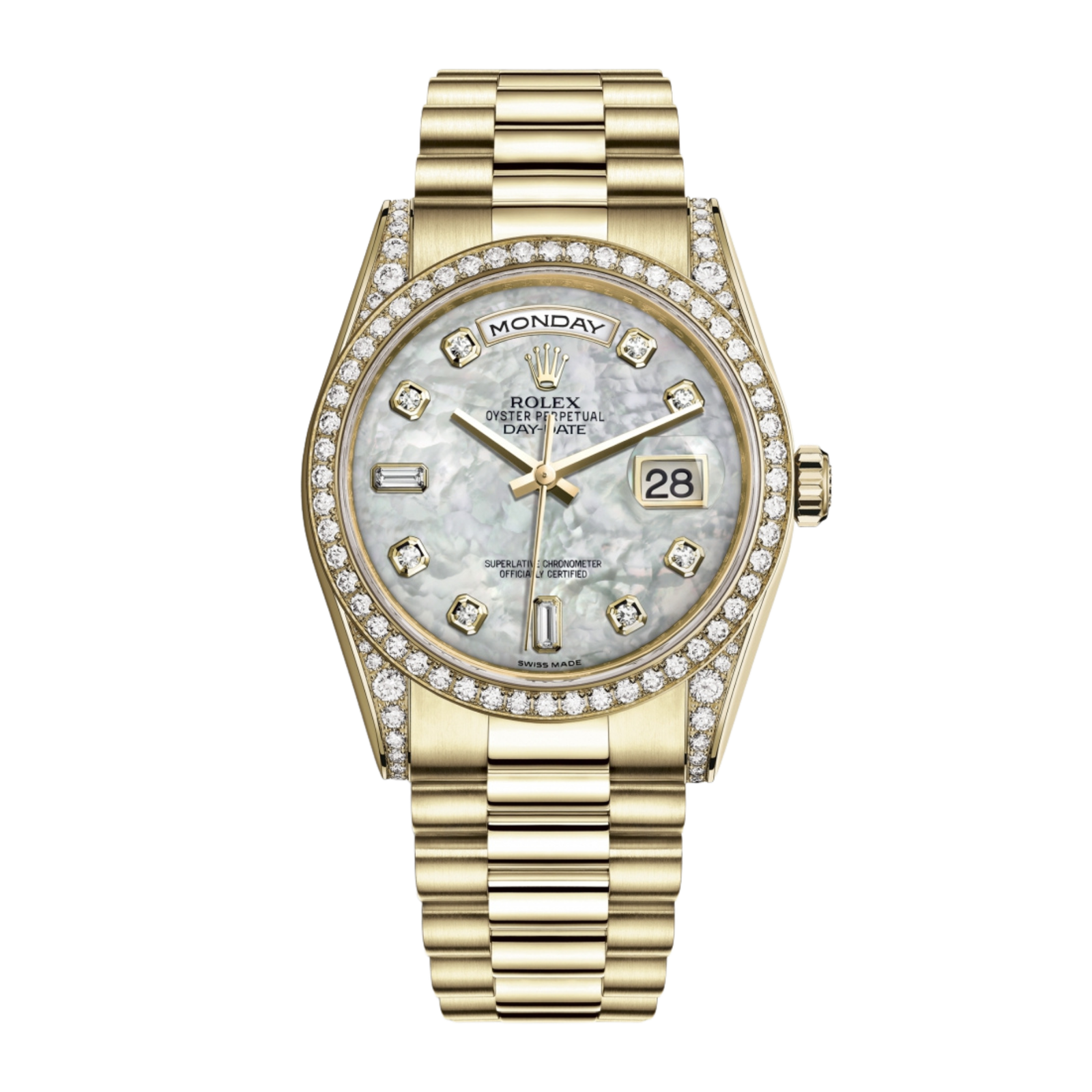 bffdc2e1dd30c6a957904284a16fc4b5.png Day-Date 36 Yellow Gold White Dial 36mm - Image 1