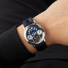 Jules Audemars Tourbillon 150th Anniversary Platinum Blue Dial 40mm - Image 4