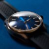 Pioneer Centre Seconds Rose Gold & Titanium Blue Dial 43mm - Image 6