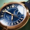 Calatrava Travel Time 24 Hour Rose Gold Blue Dial 42mm - Image 3
