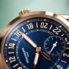 Calatrava Travel Time 24 Hour Rose Gold Blue Dial 42mm - Image 4